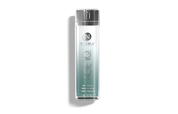 NEORA Age IQ - Day Cream with Bidens Pilosa, Peptides, Vitamin C & Jojoba - Hydrates, Smooths Fine Lines, Supports Radiance for All Skin Types -1 fl.oz.