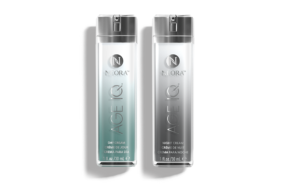 Age IQ® Night & Day Combo – Day & Night Anti-Aging Skincare Set with Bidens Pilosa, Peptides & Hyaluronic Acid – Smooths Fine Lines, Boosts Radiance, Firms & Hydrates – 1 fl. oz. Each