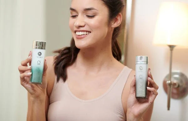 Age IQ® Night & Day Combo – Day & Night Anti-Aging Skincare Set with Bidens Pilosa, Peptides & Hyaluronic Acid – Smooths Fine Lines, Boosts Radiance, Firms & Hydrates – 1 fl. oz. Each